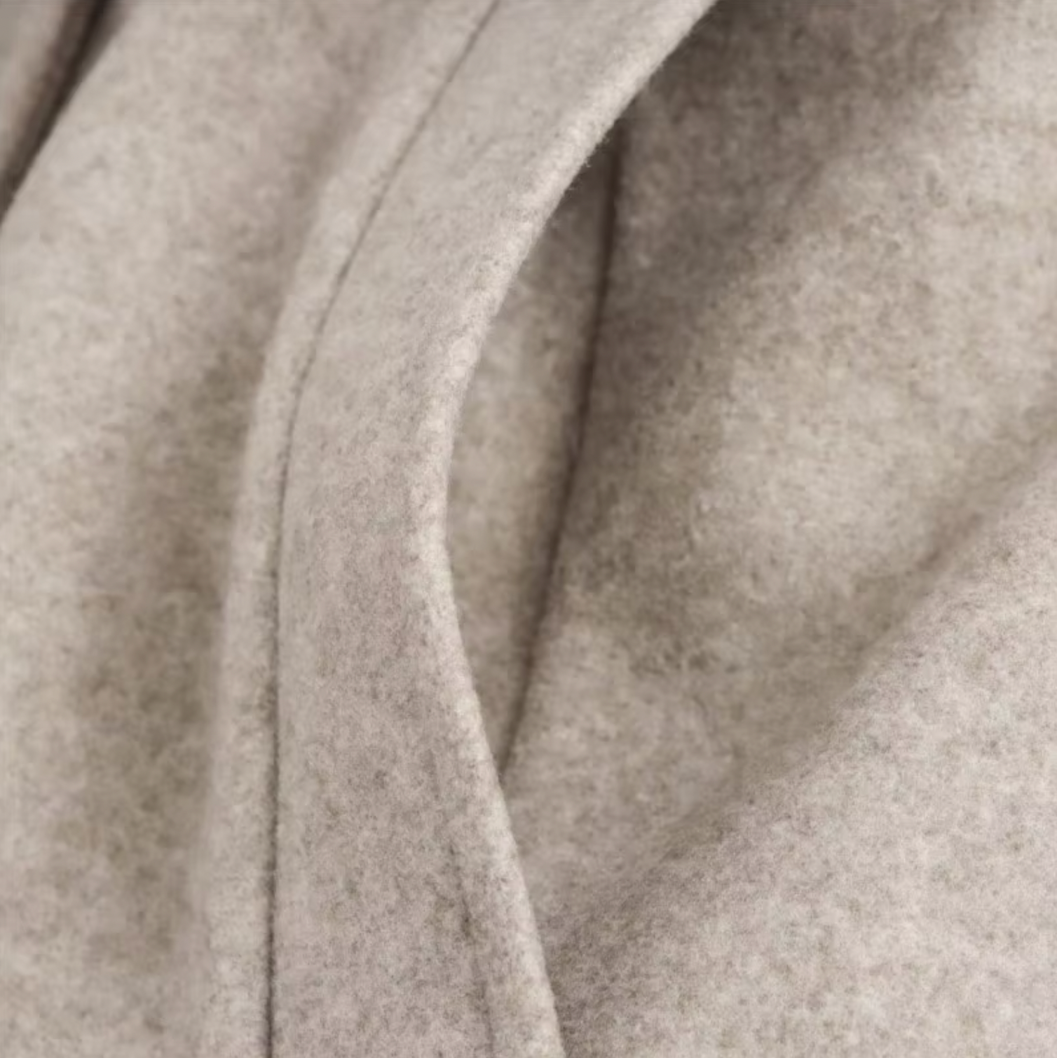 Anna-Berg | Trench Coat - Beige, Double-Breasted, Faux Fur Collar, Belted, Longline