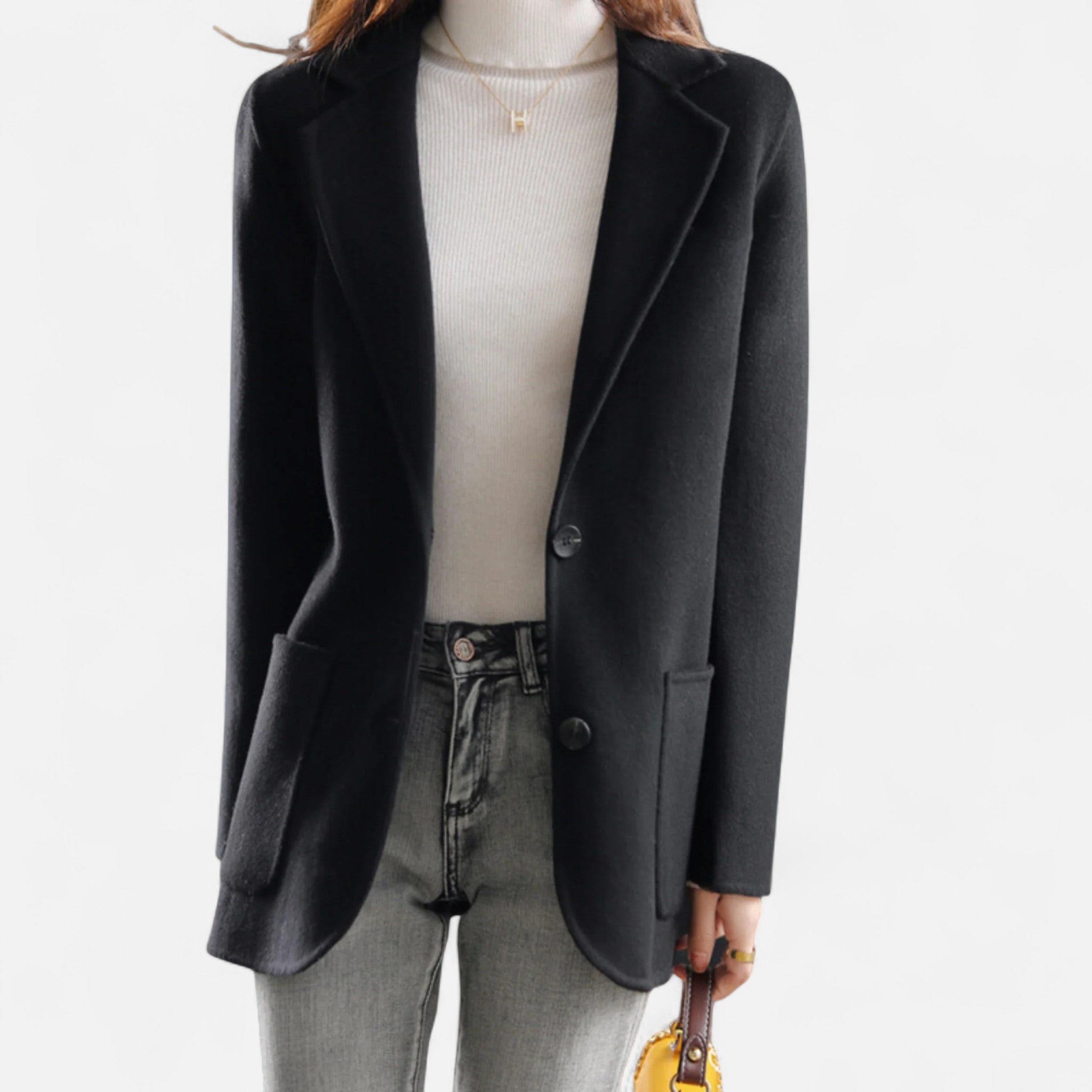 Anna-Berg | Blazer Coat – Tailored – Buttoned – Structured Fit