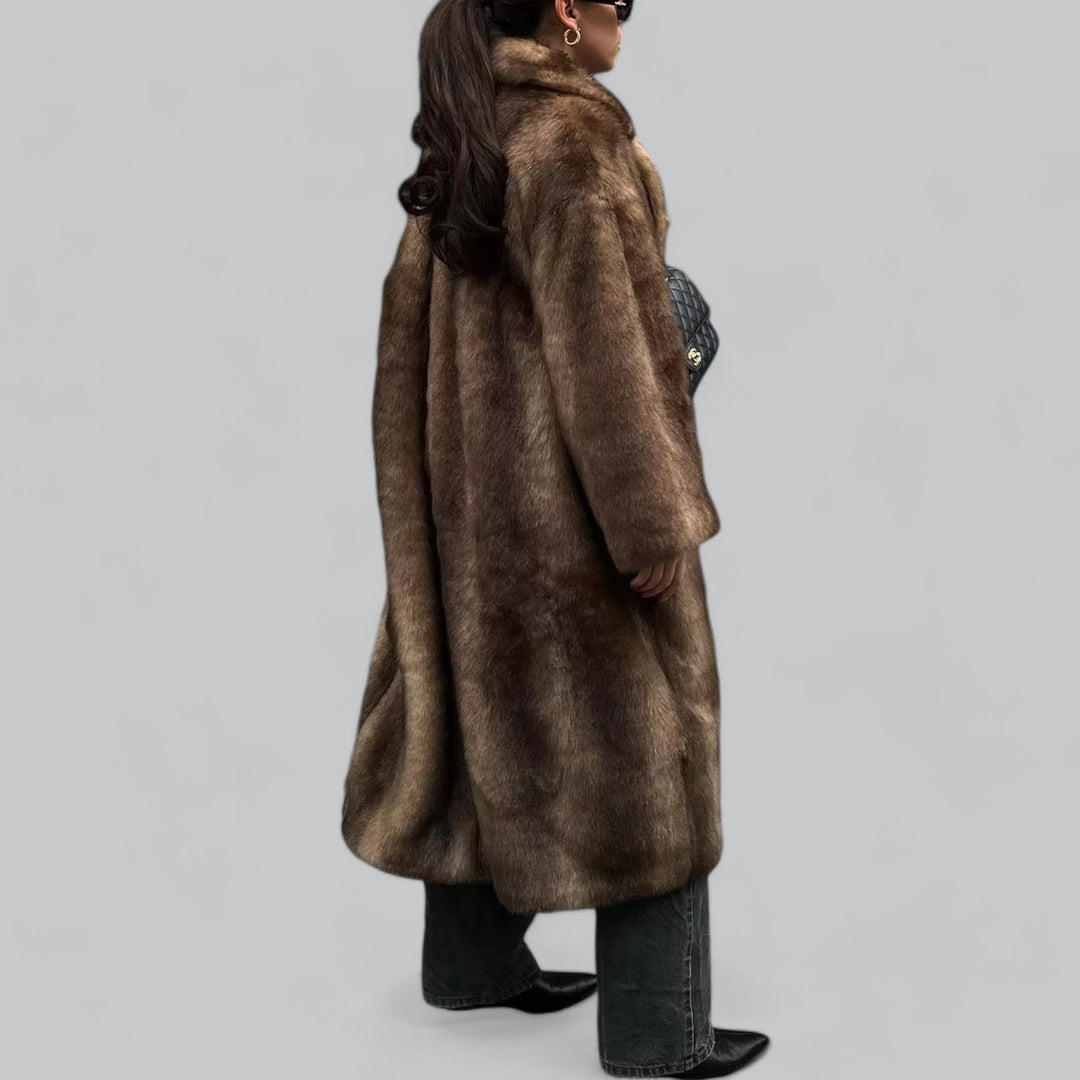 Anna-Berg | Long Faux Fur Coat
