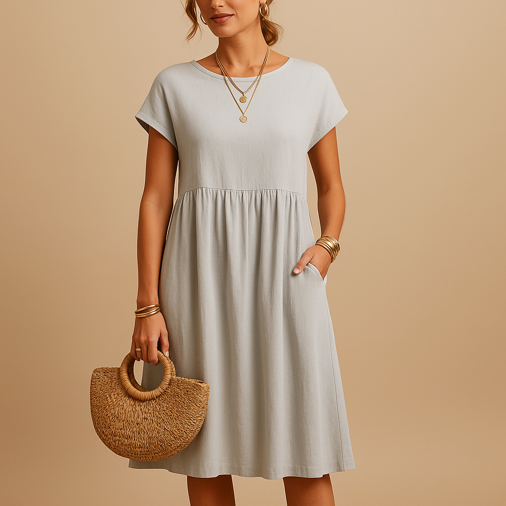 Anna-Berg | Midi Summer Dress - Lightweight, Versatile Fit