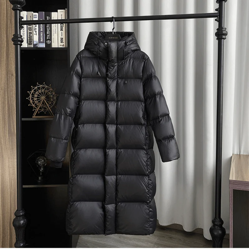 Anna-Berg | Long Puffer Coat, Quilted, Maxi