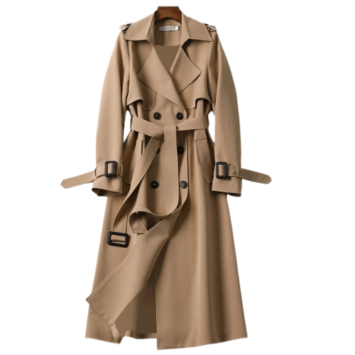 Anna-Berg | Longline Double-Breasted Trench Coat