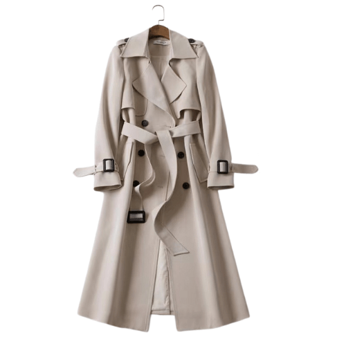 Anna-Berg | Longline Double-Breasted Trench Coat
