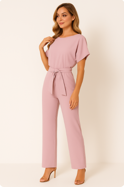 Anna-Berg | Jumpsuit – Short Sleeved
