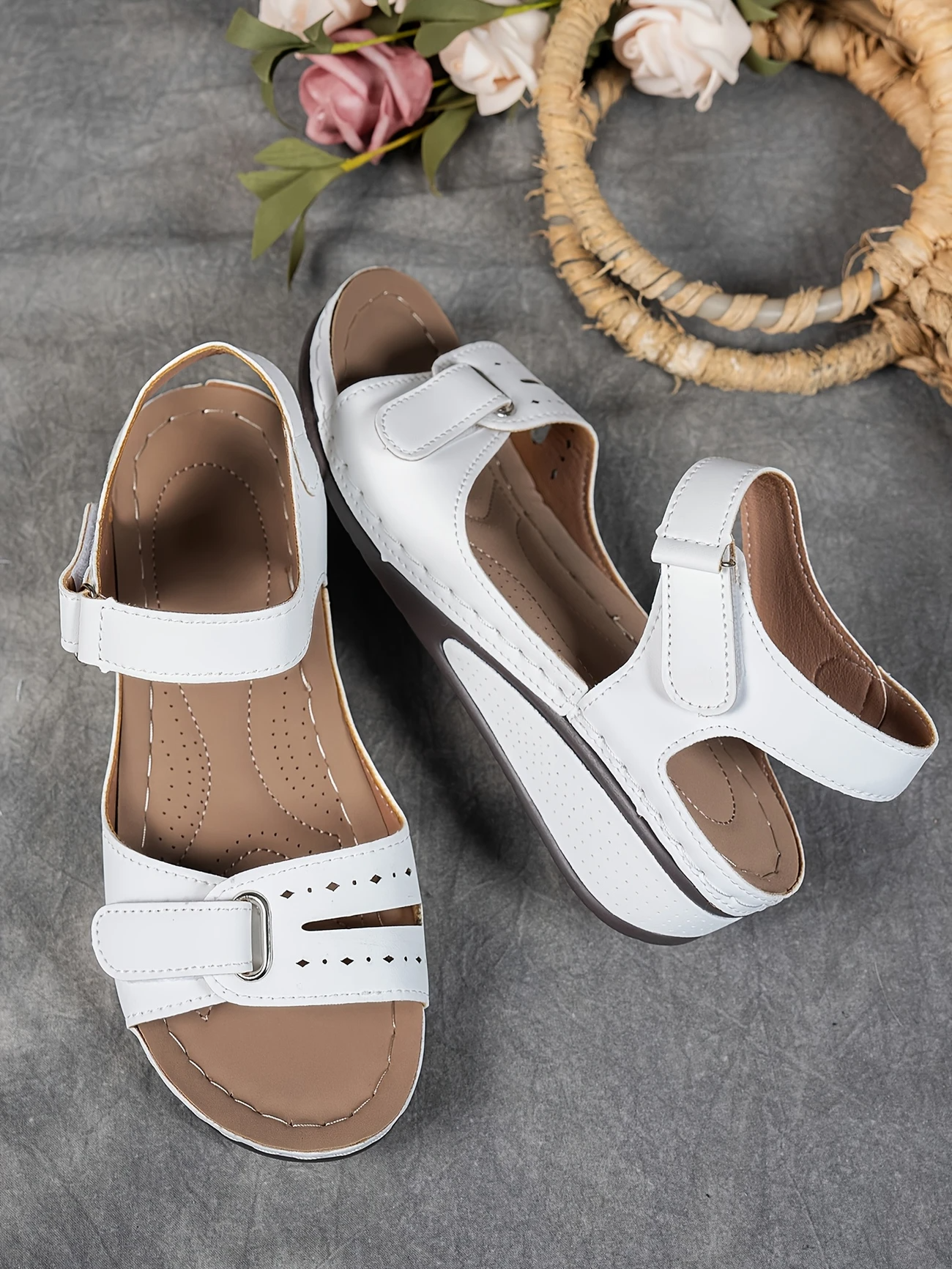 Anna-Berg | Timeless Platform Cushioned Wedge Sandals Made to Turn Heads