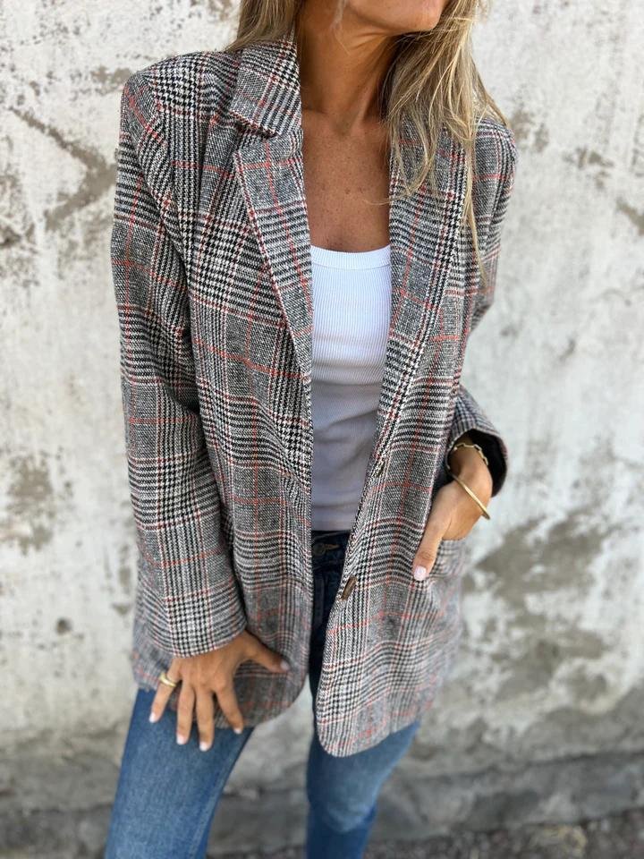 Anna-Berg | Casual Check Blazer