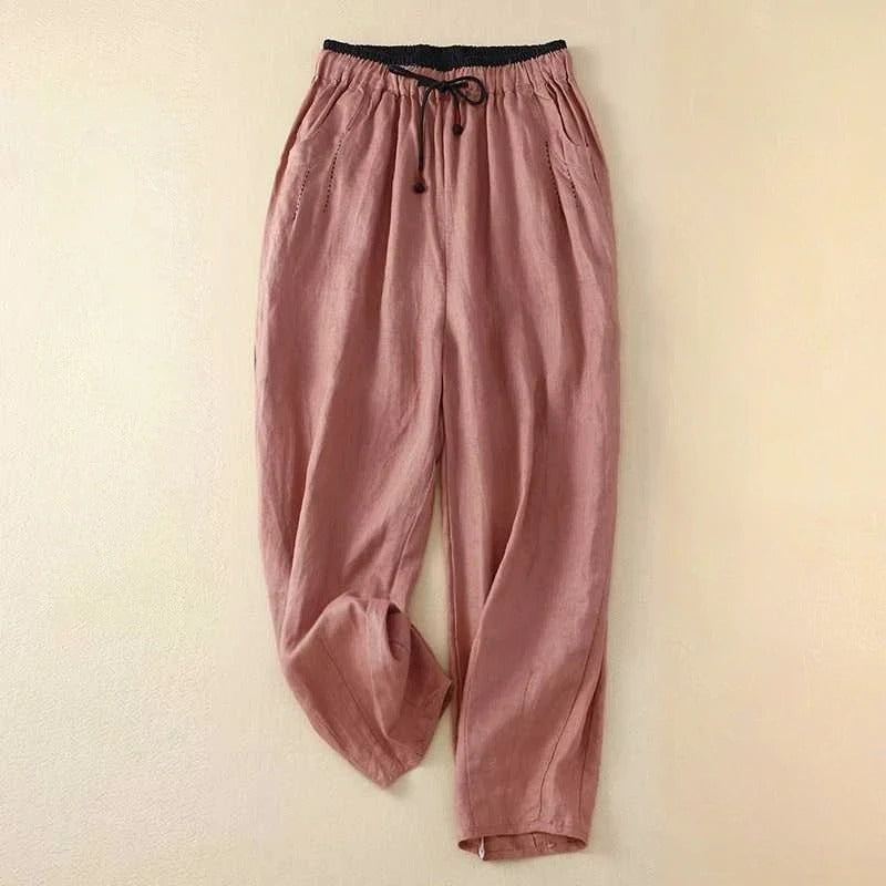 Anna-Berg | Luxe Relaxed Summer Pants with a Timeless Finish