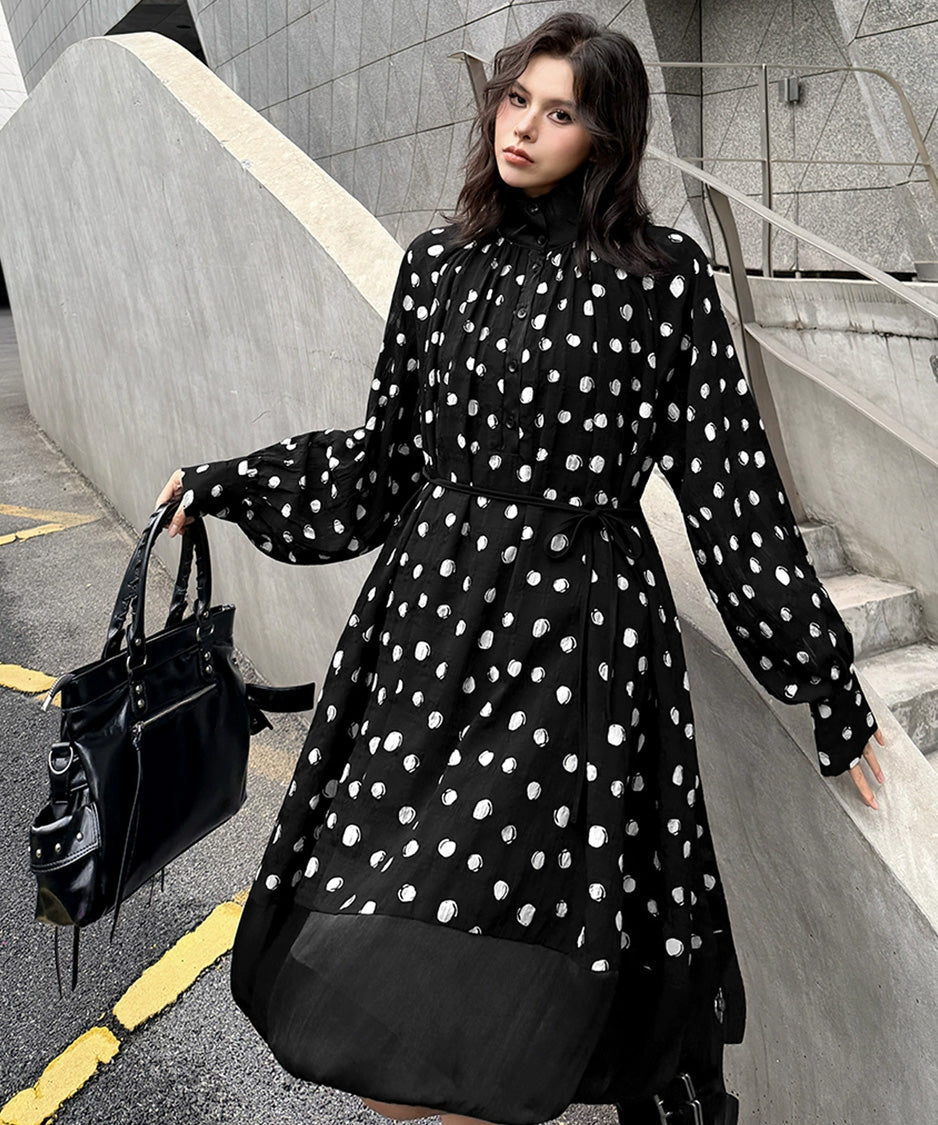 Anna-Berg | Dot Veil Dress