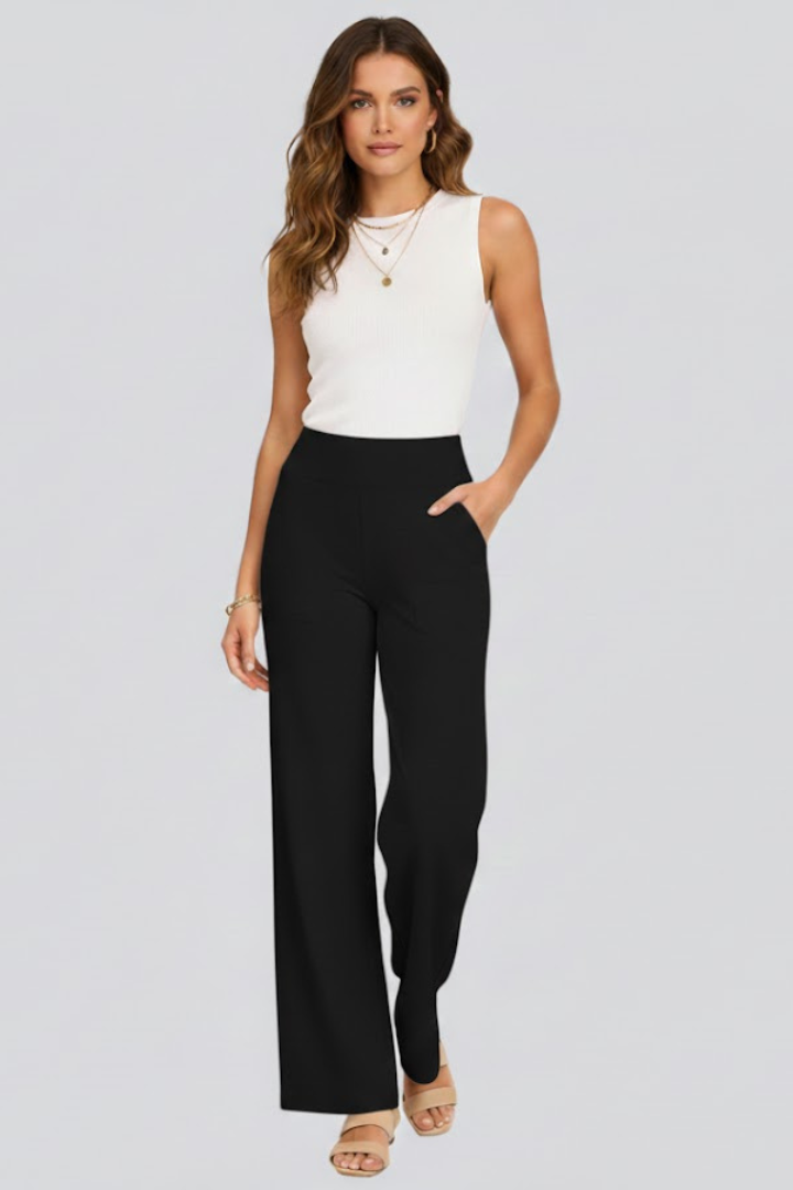 Anna-Berg | Effortless High Rise Wide Leg Trousers for Every Occasion