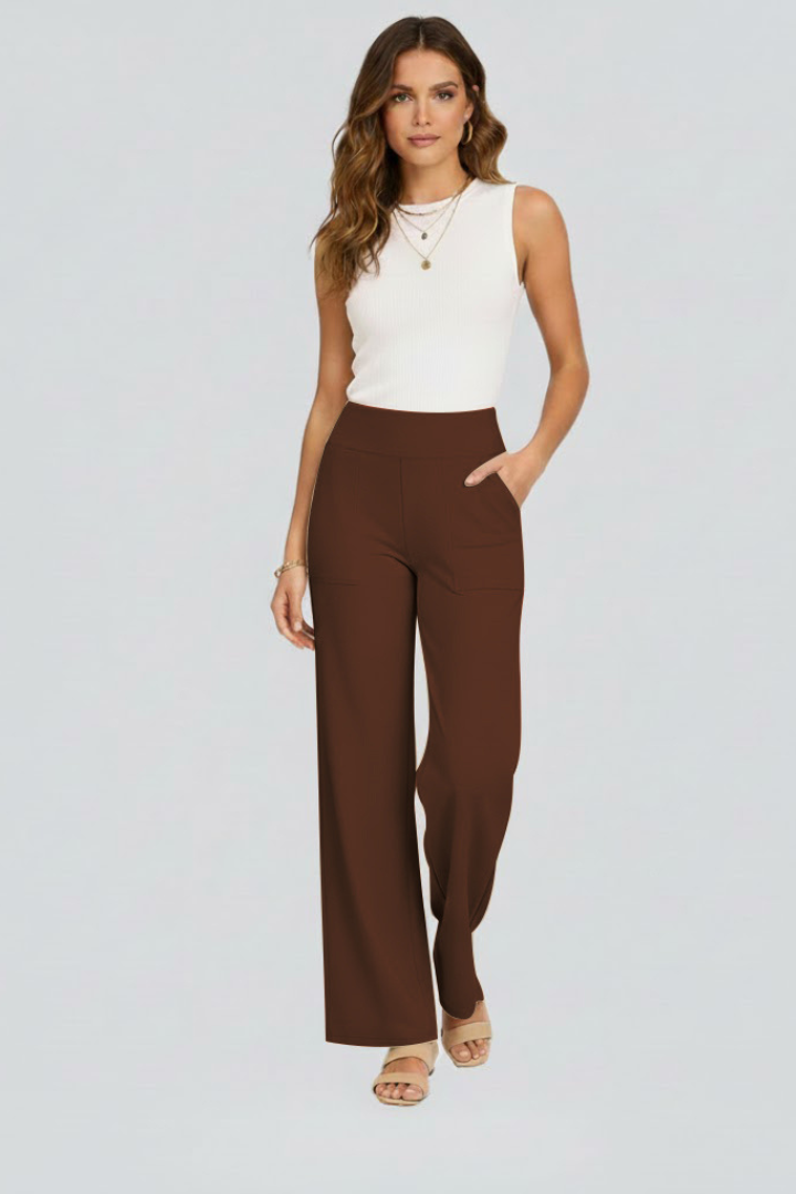 Anna-Berg | Effortless High Rise Wide Leg Trousers for Every Occasion
