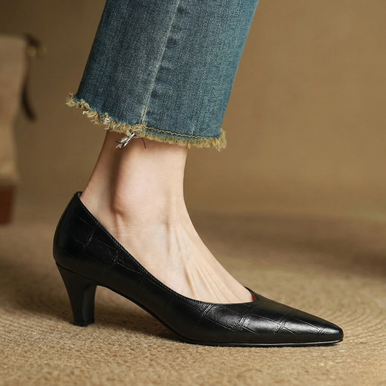Anna-Berg | Genuine Leather Heels