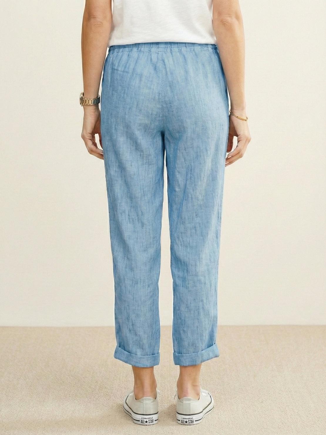 Anna-Berg | Effortless Casual Drawstring Straight-Leg Casual Pants