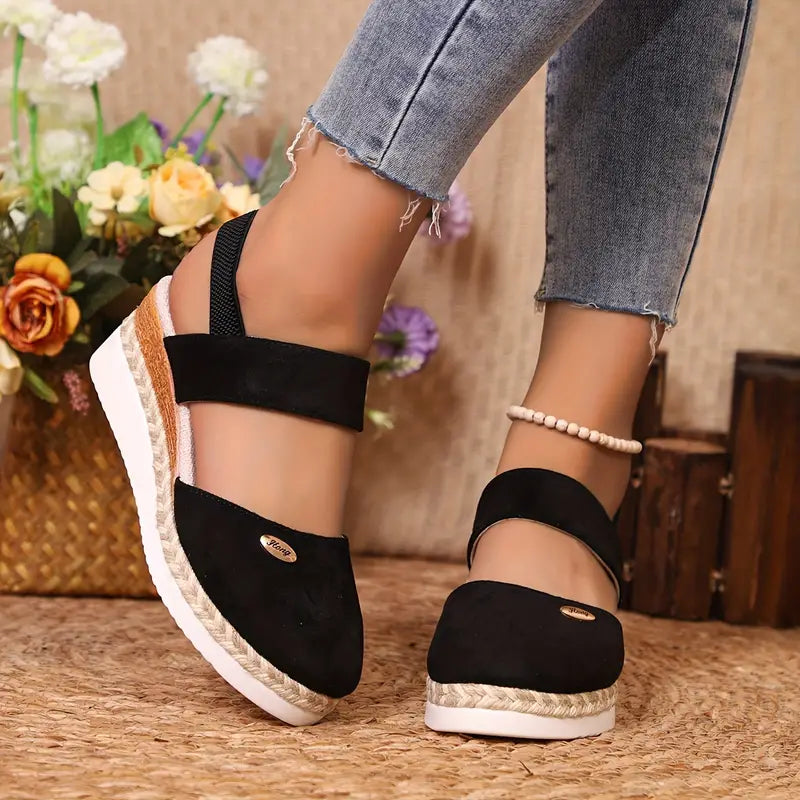 Anna-Berg | Timeless Orthopedic Platform Sandals for Effortless Elegance