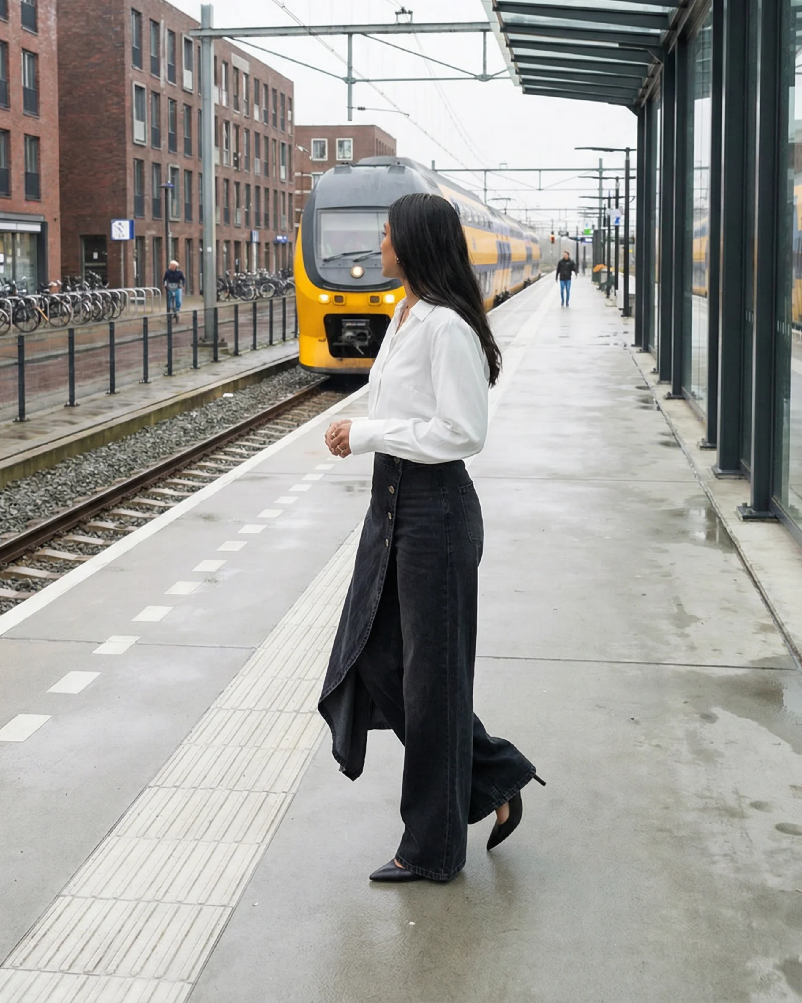 Anna-Berg | Luxe High Waisted Wide Leg Wrap Pants for a Polished Look
