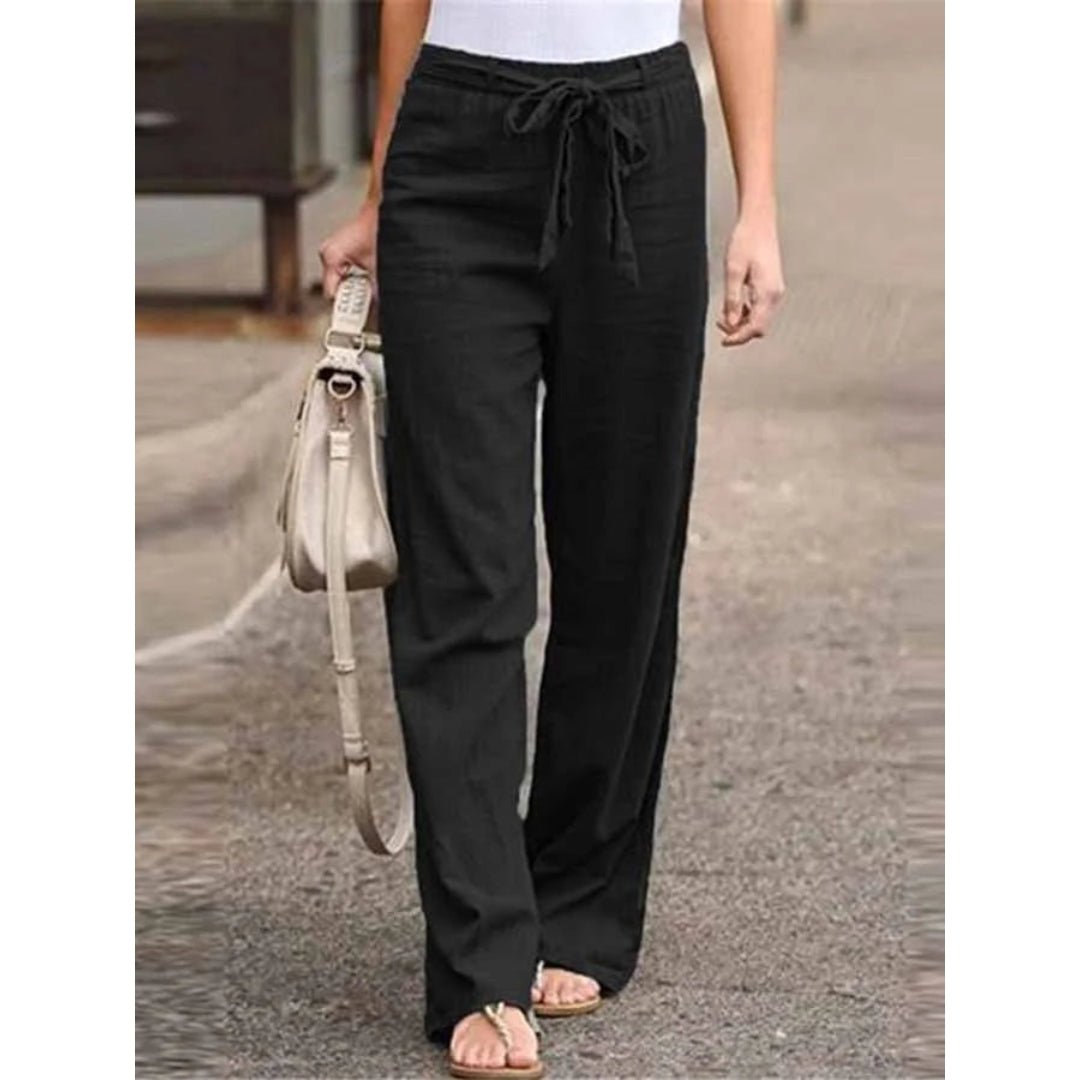 Anna-Berg | Modern Drawstring Wide Leg Pants Made to Turn Heads