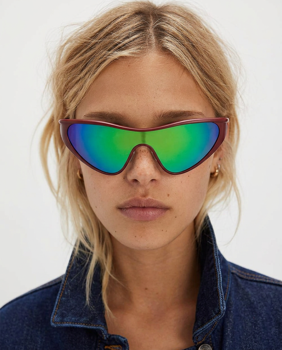 Anna-Berg | Gold Aviator Polarized Metal Frame Sunglasses
