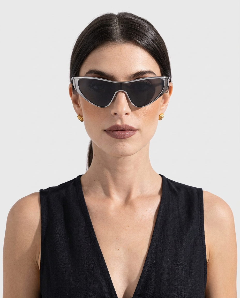 Anna-Berg | Gold Aviator Polarized Metal Frame Sunglasses