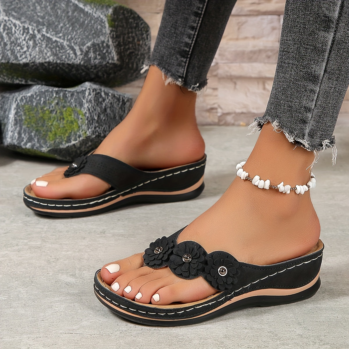 Anna-Berg | Feminine Orthopedic Slip-On Sandals