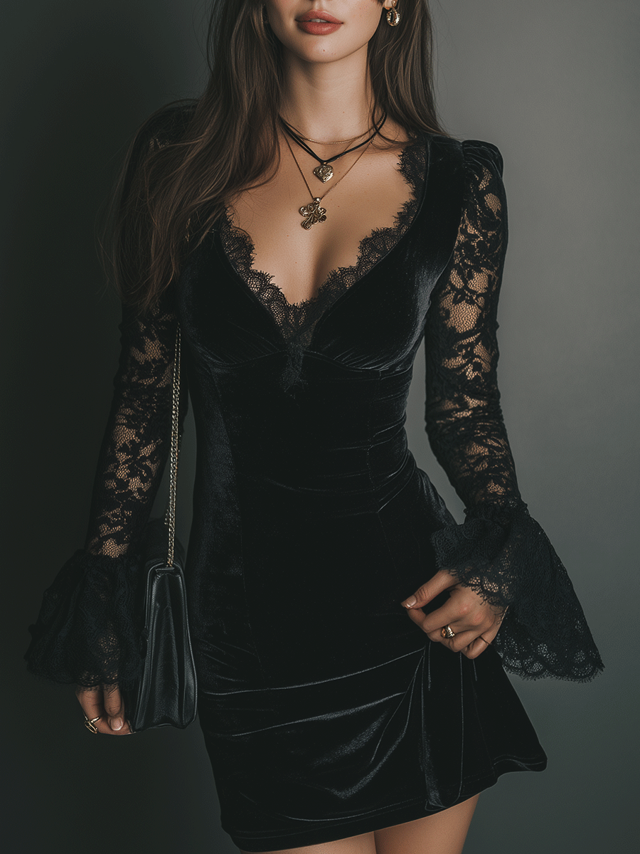 Anna-Berg | Velvet Evening Dress