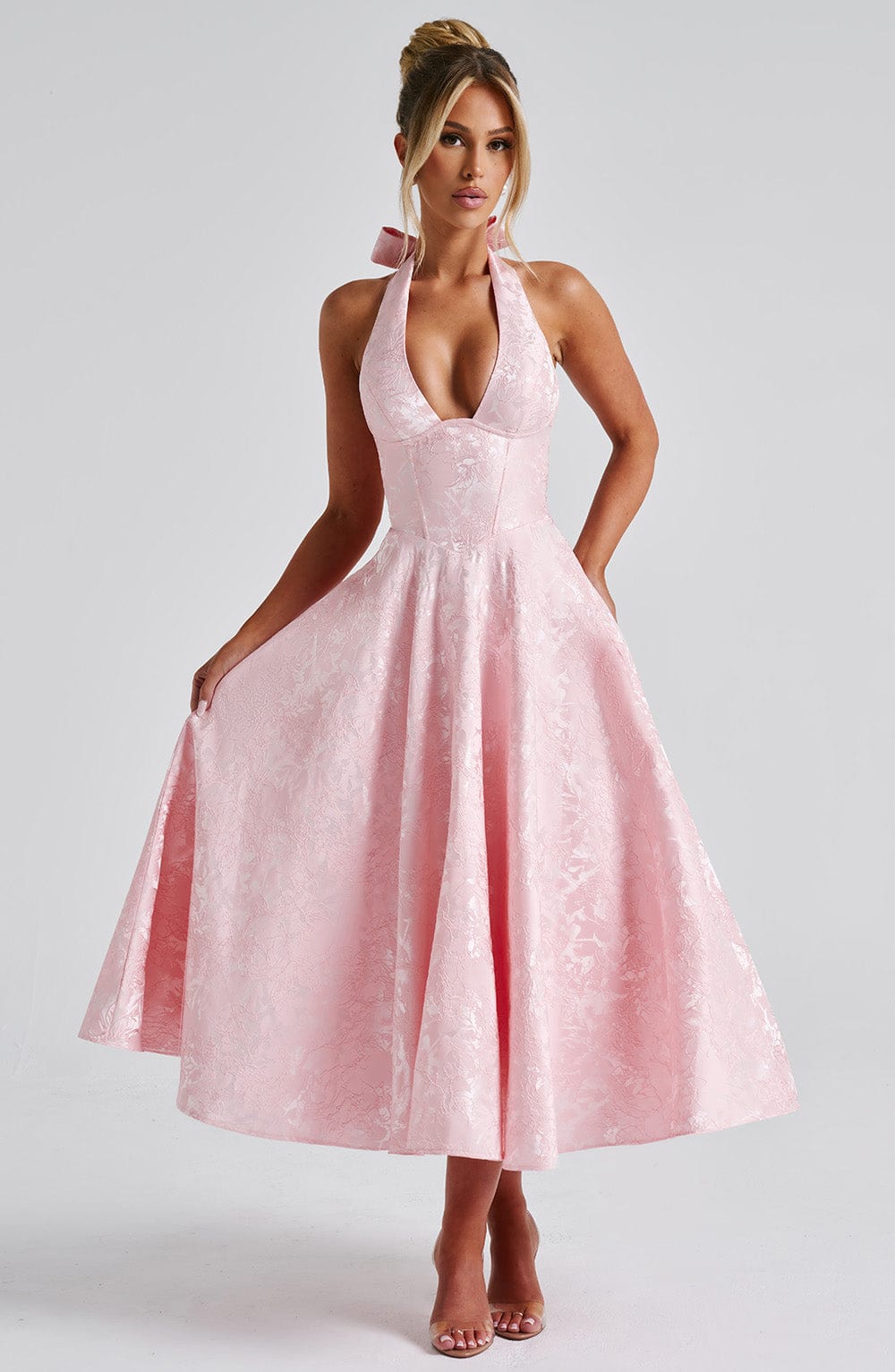 Anna-Berg | Bruna Wedding Guest Halter Dress