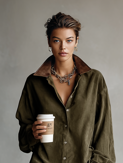 Anna-Berg | Suede Dress