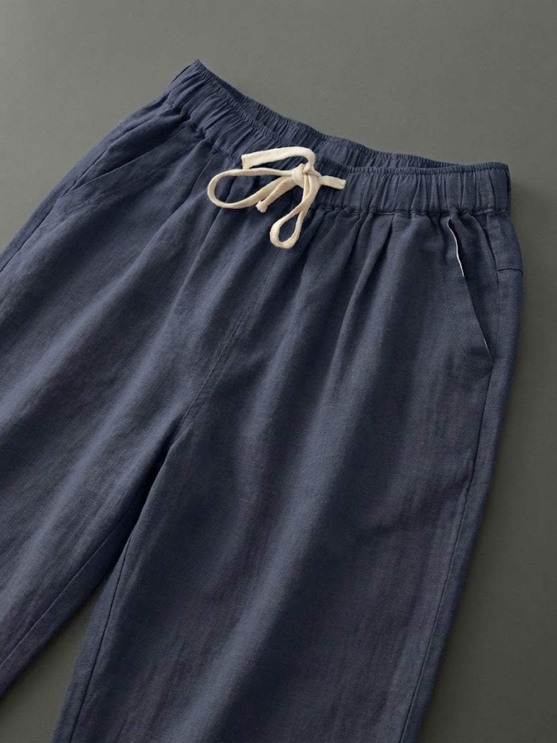 Anna-Berg | Luxe Drawstring Casual Pants in a Flattering Cut