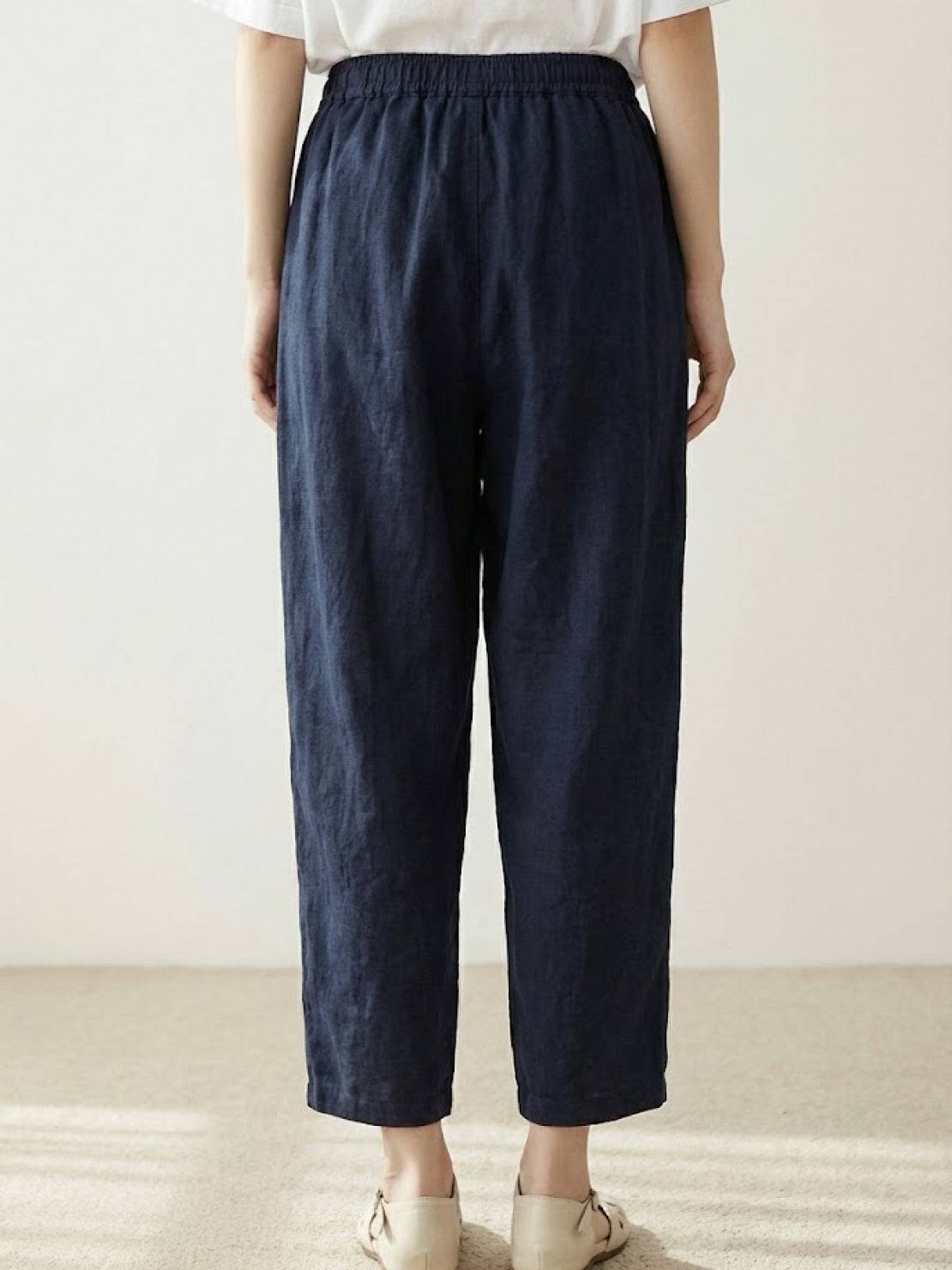 Anna-Berg | Luxe Drawstring Casual Pants in a Flattering Cut