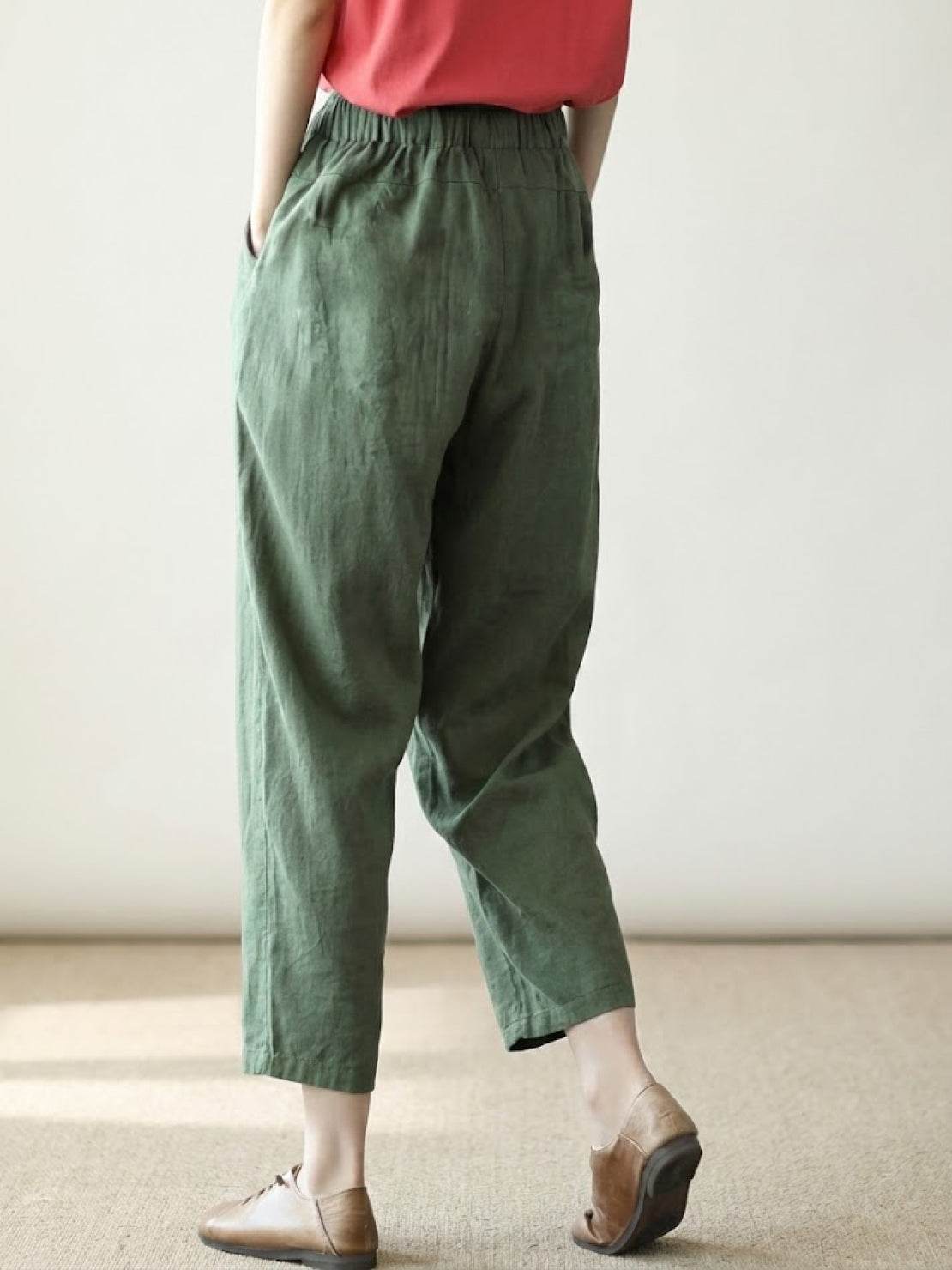 Anna-Berg | Luxe Drawstring Casual Pants in a Flattering Cut