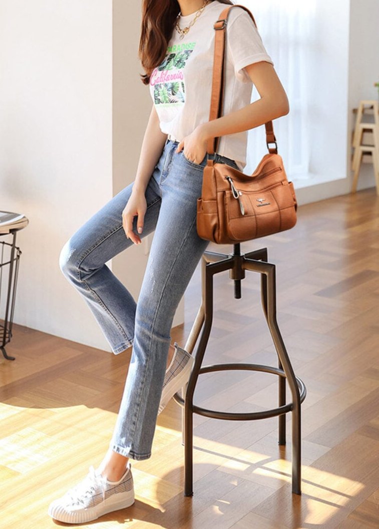 Anna-Berg | Multi-Layer Crossbody Bag