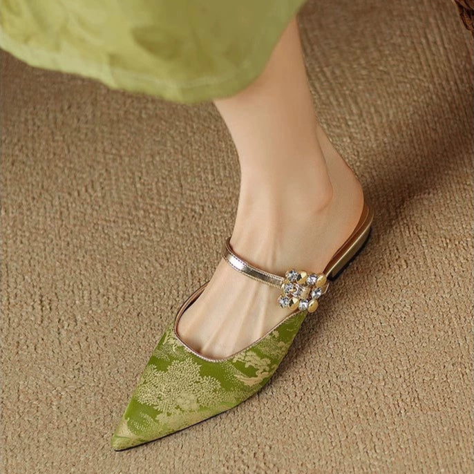 Anna-Berg | Elegant Pointed Toe Heels in Leather