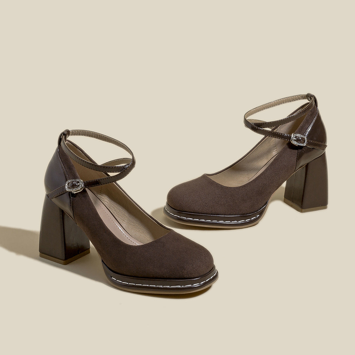 Anna-Berg | Elegant Pointed Toe Heels in Leather