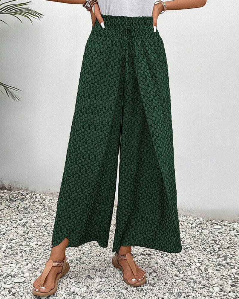 Anna-Berg | Sculpted Relaxed Wide Leg Trousers with a Timeless Finish