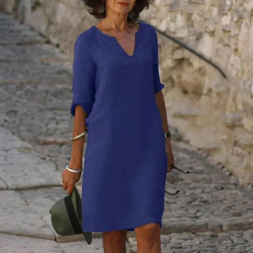 Anna-Berg | Statement Flattering Dress with Graceful Drape