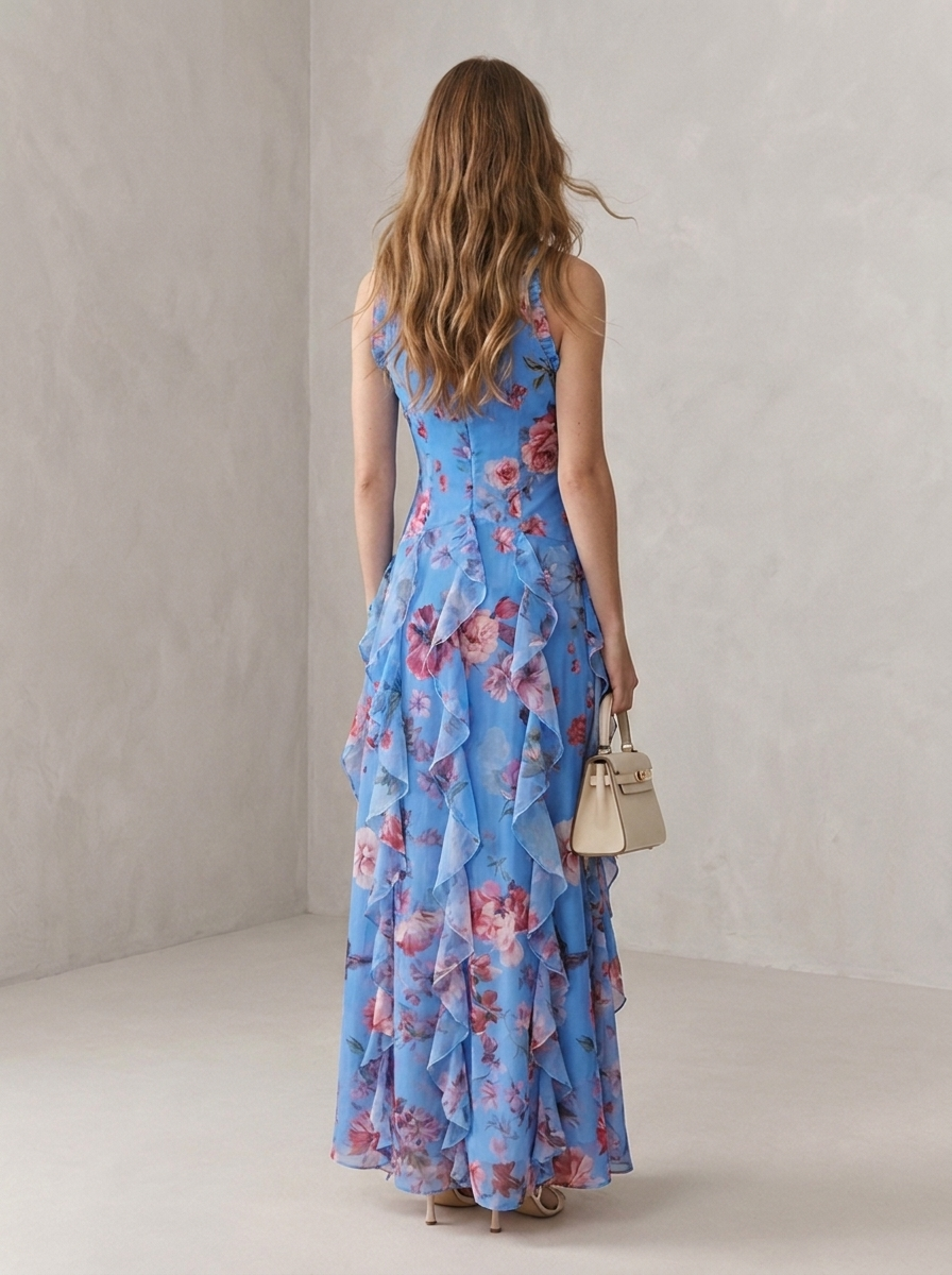 Anna-Berg | Timeless Halter Maxi Dress in a Flattering Cut