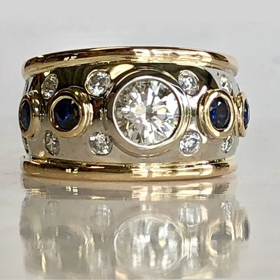 Vintage Gold-Plated Zirconia Ring