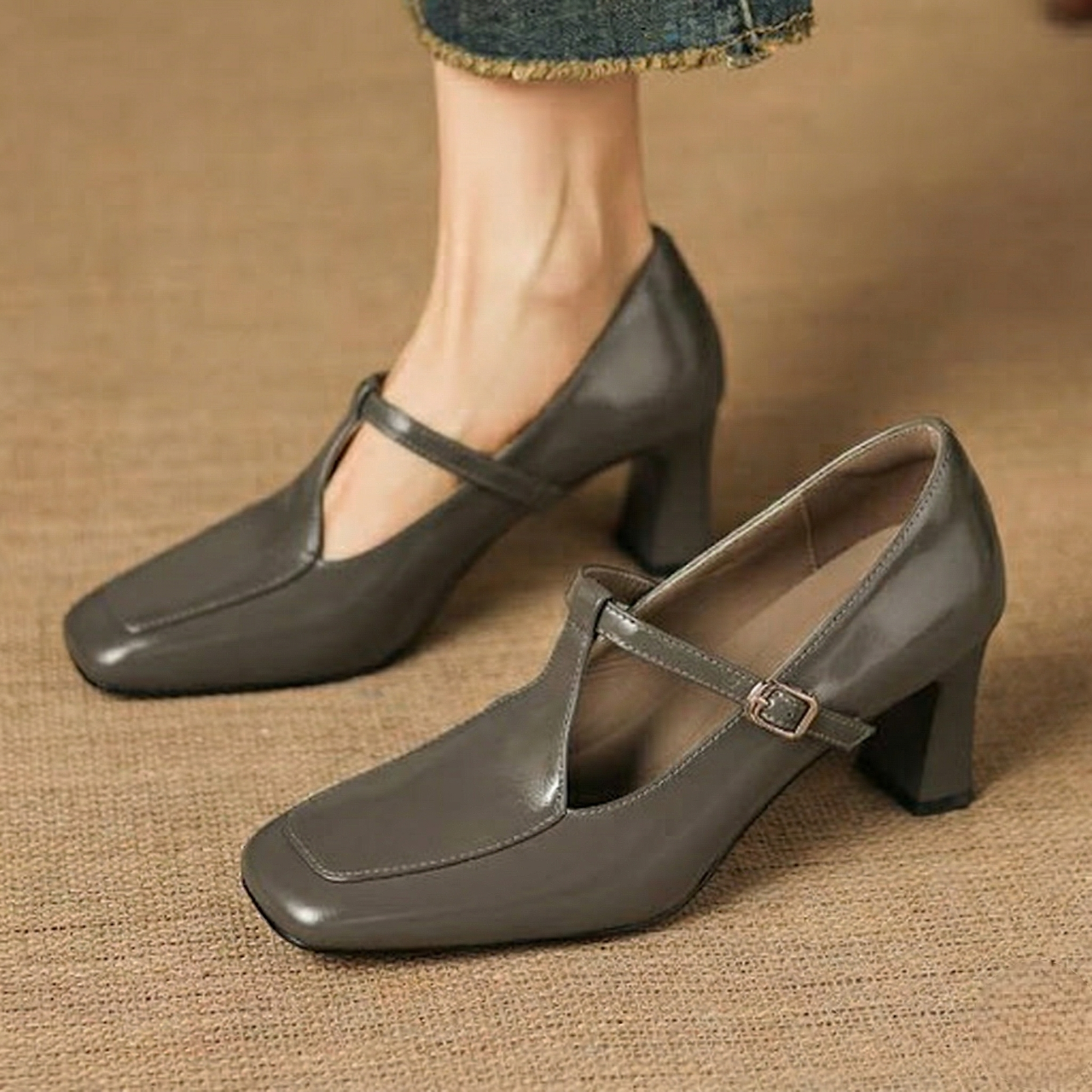 Anna-Berg | Genuine Leather Heels