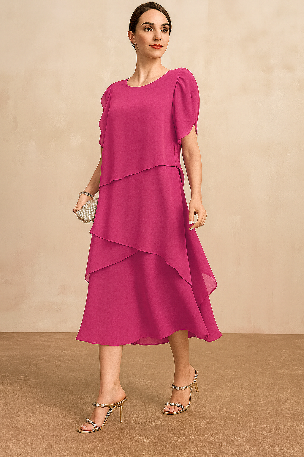 Anna-Berg | Classic Chiffon Dress