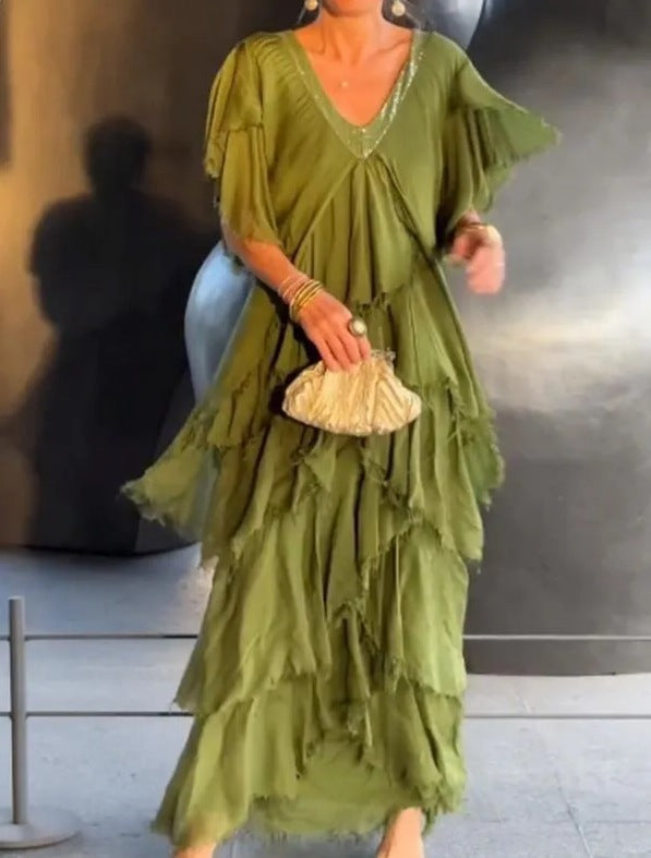 Anna-Berg | Stylish Dress With Flowing Cut in a Flattering Cut