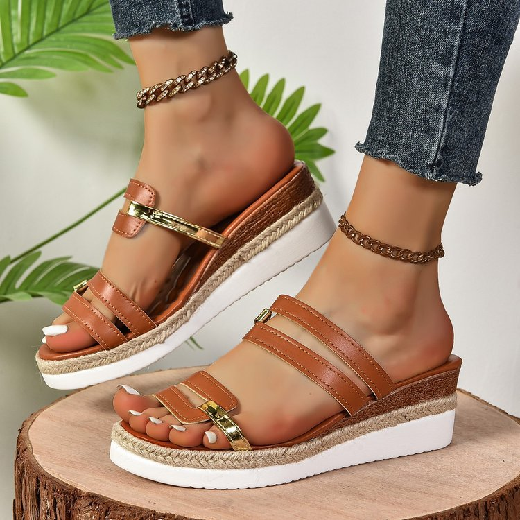 Anna-Berg | Modern Rhinestone Platform Sandals for Every Occasion