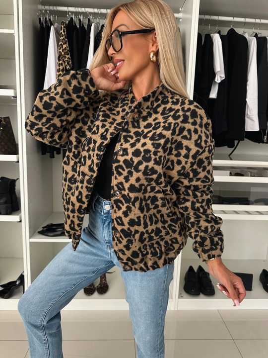 Anna-Berg | Jacket - Leopard Print