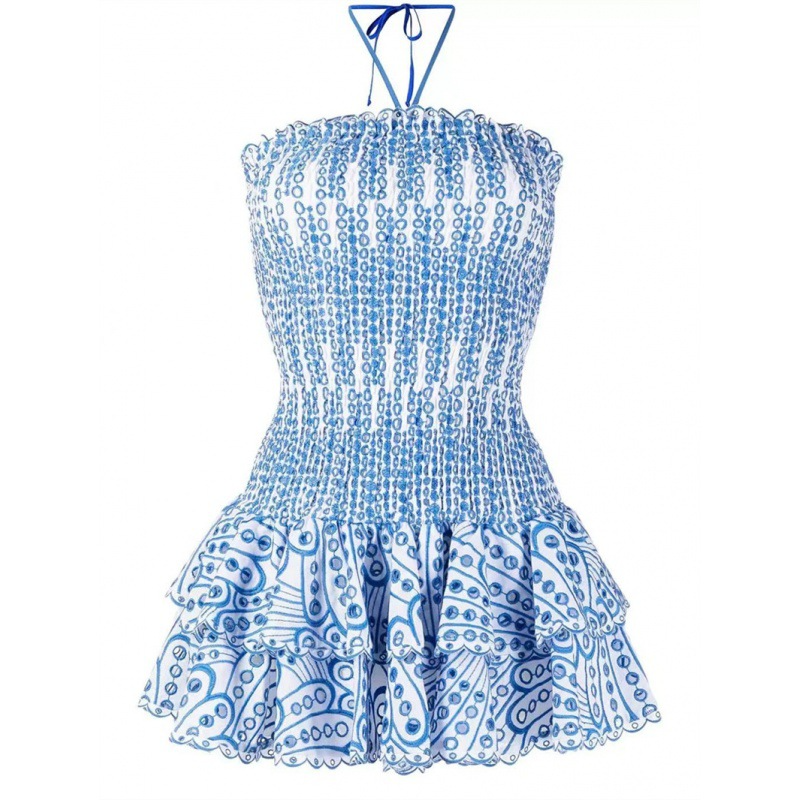 Anna-Berg | Smocked Strapless Mini Dress