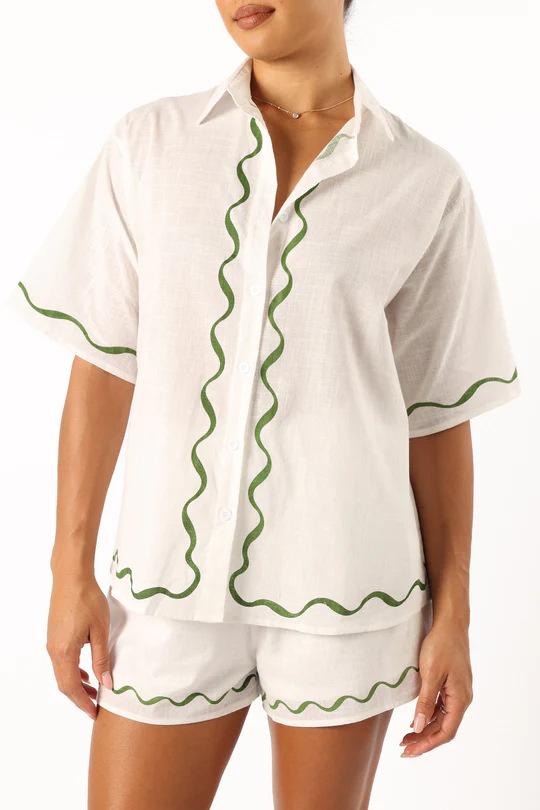 Anna-Berg | Natural Relaxed Fit Linen Two-Piece Set