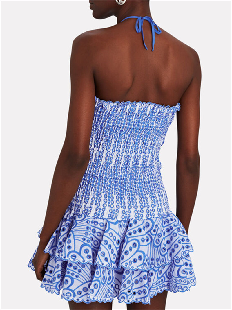 Anna-Berg | Smocked Strapless Mini Dress