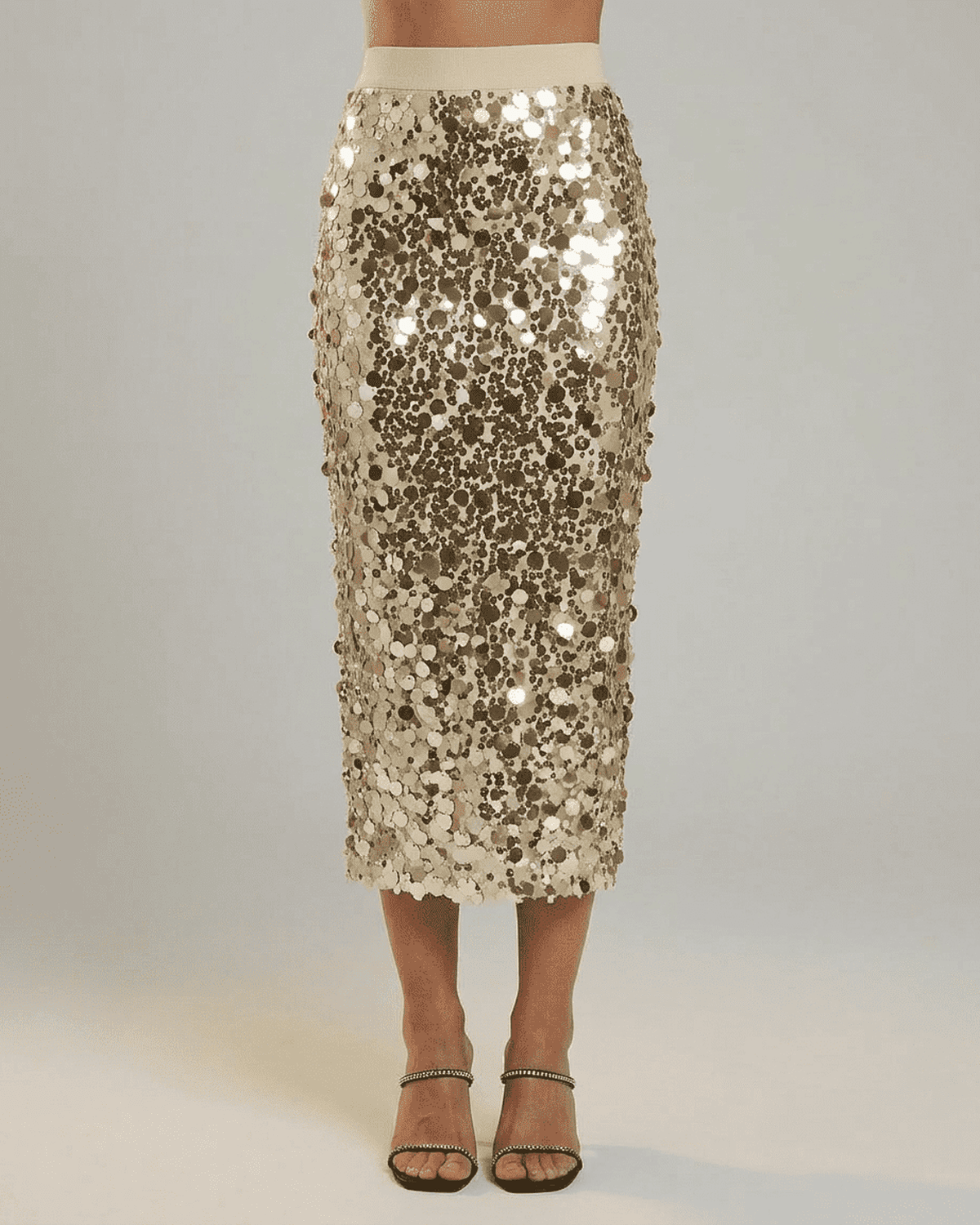 Anna-Berg | Sequin Bodycon Skirt High Waist Dress