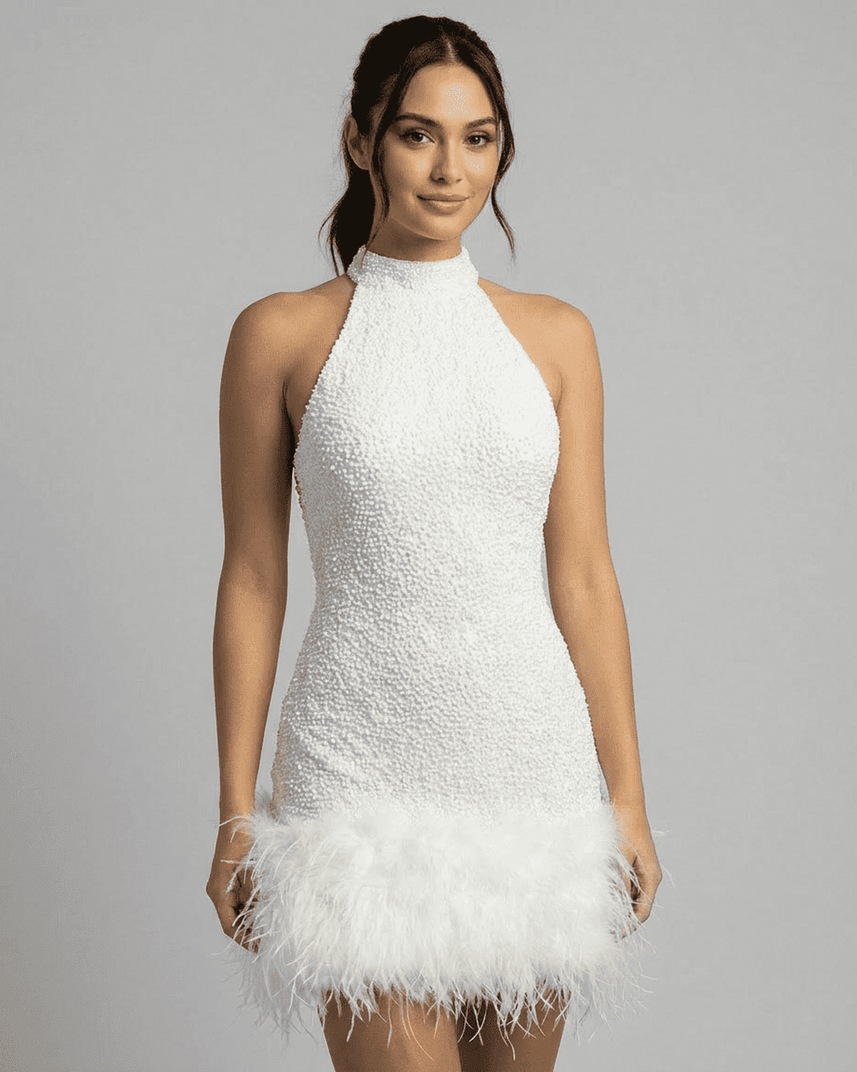 Anna-Berg | Sequin Halter Neck Bodycon Dress