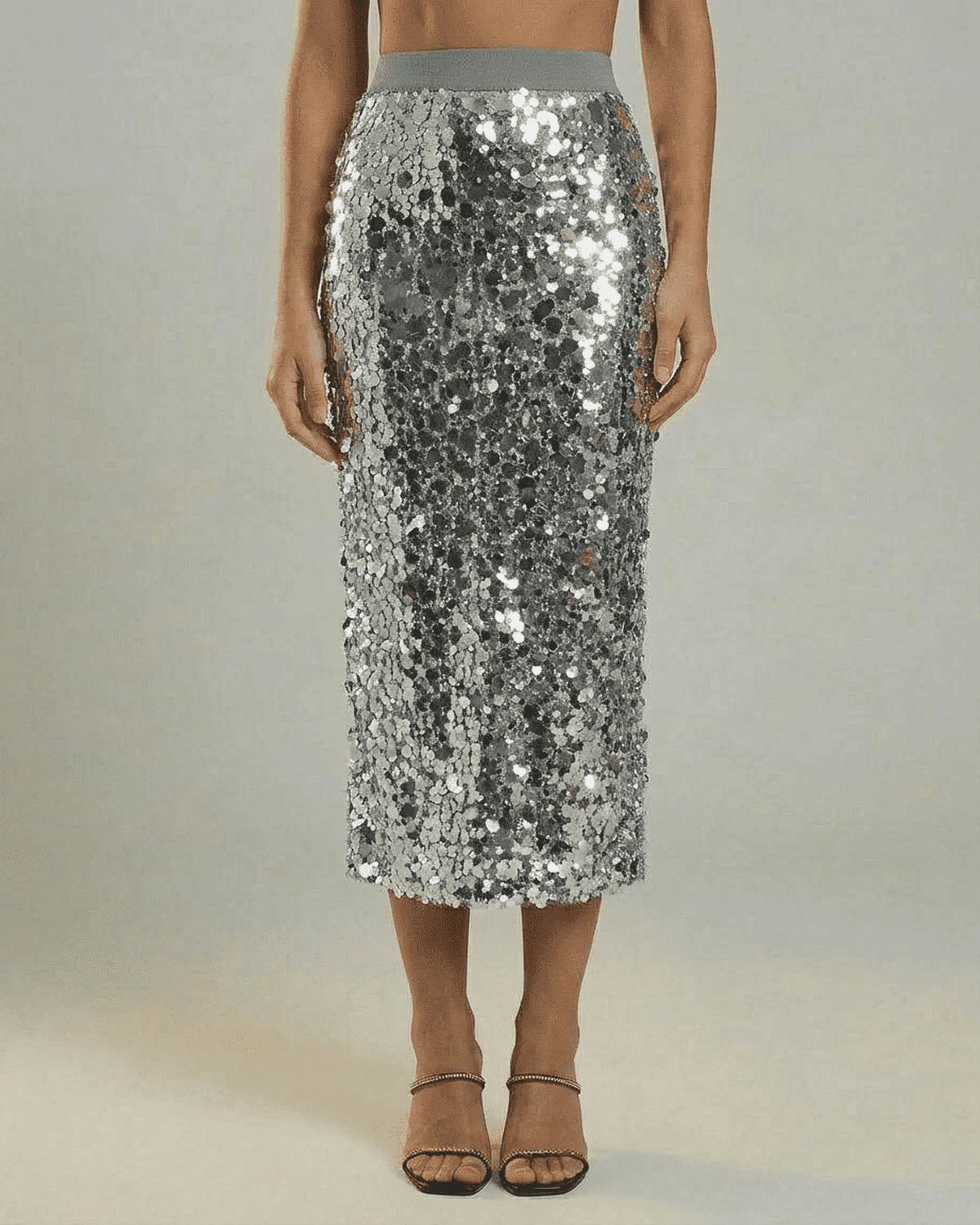 Anna-Berg | Sequin Bodycon Skirt High Waist Dress