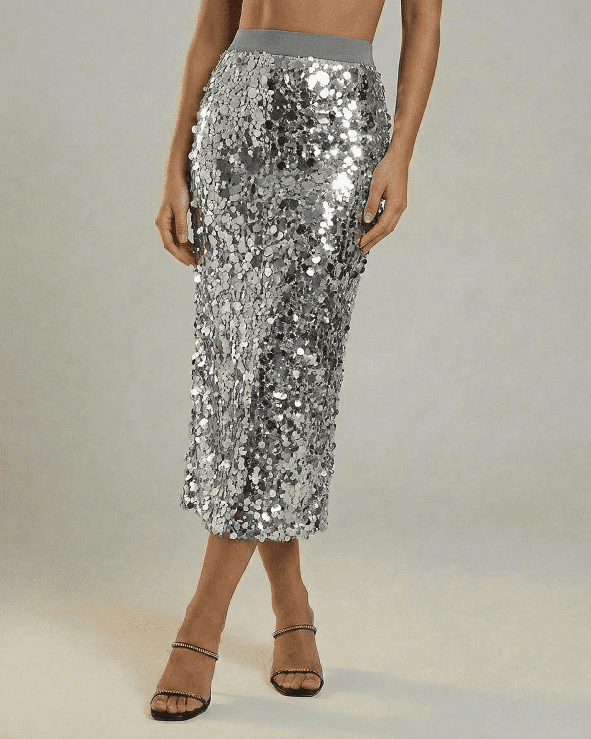 Anna-Berg | Sequin Bodycon Skirt High Waist Dress