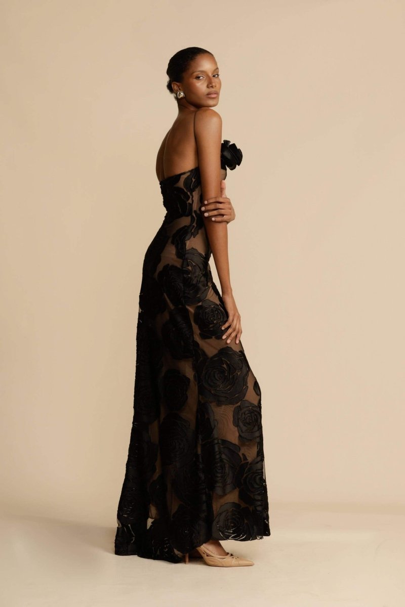 Anna-Berg | Floral Printed One Shoulder Dress