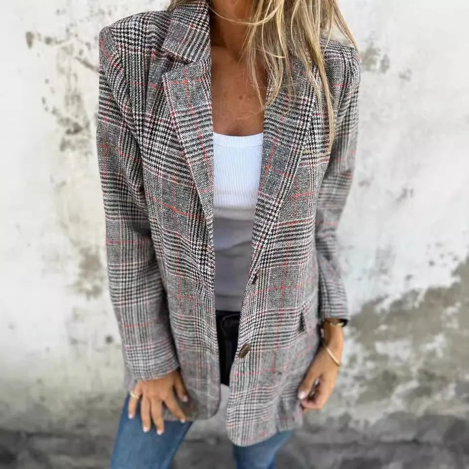 Anna-Berg | Casual Check Blazer