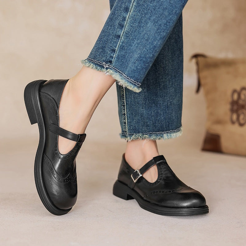 Anna-Berg | Elegant Vegan Leather Mary Jane Sandal for Every Occasion